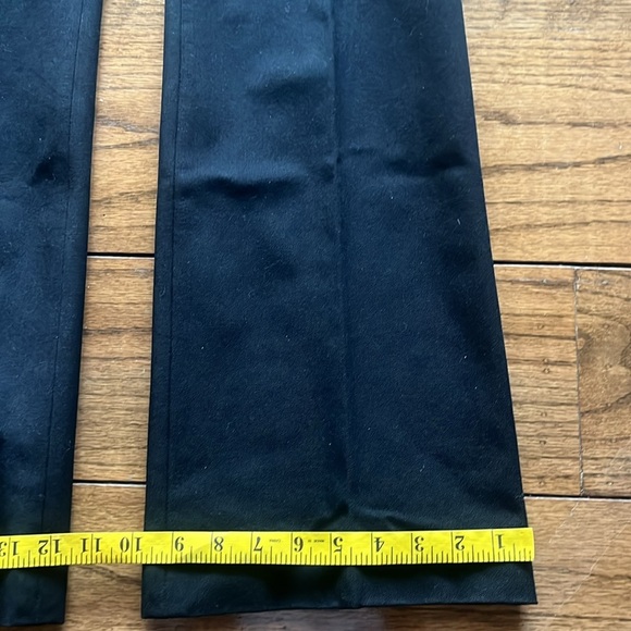 Banana Republic Martin Fit Wide-Leg Black Stretch Pants - Picture 8 of 10